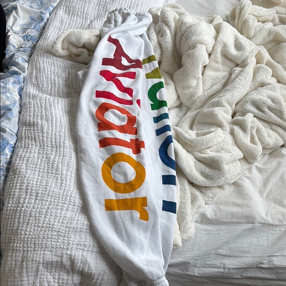 White Jogger Pants - Picture 2 of 5